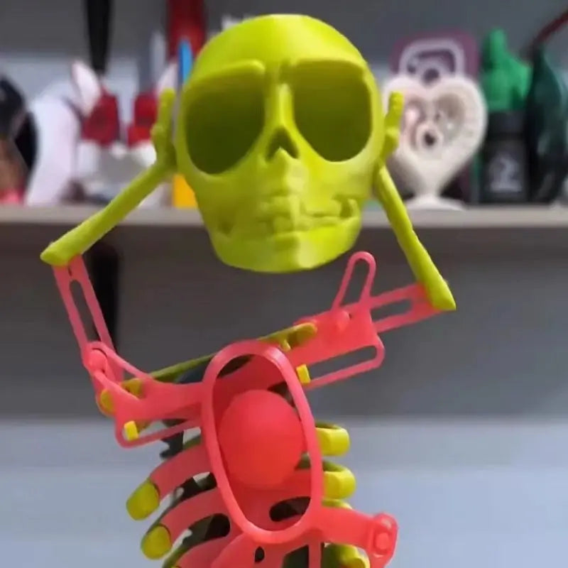 Tanzendes 3D-Schädel-Spielzeug – Perfekt für Büro & Deko-Fans