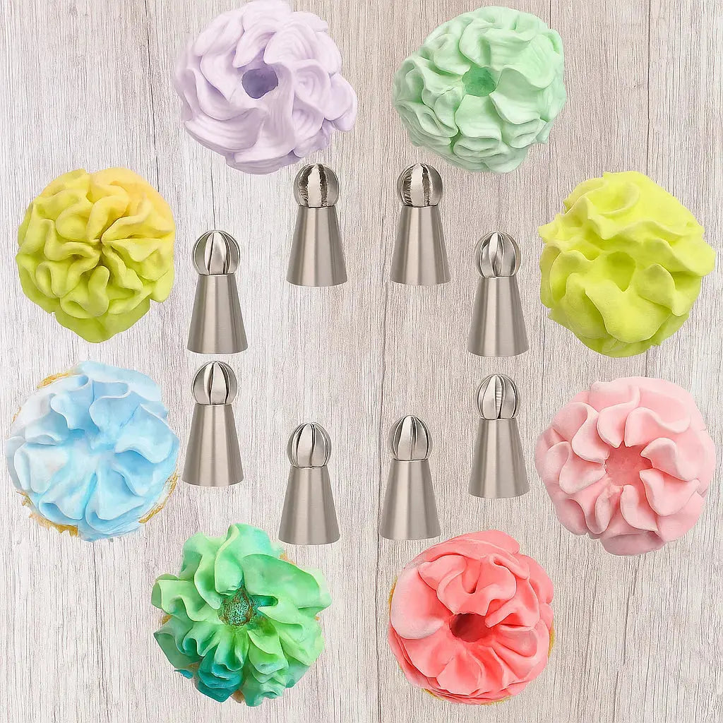 CakeOver™ - Tortendekorations-Set aus Edelstahl [4 + 4 Gratis]