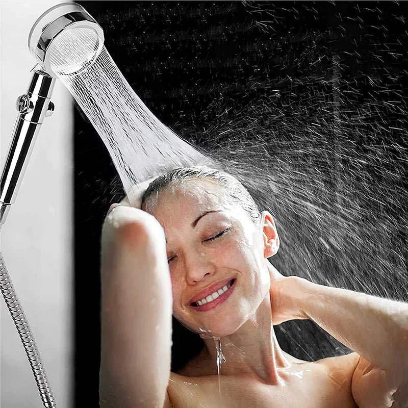 TurboShower™ – Turbo-Fan-Duschkopf für Höheren Wasserdruck | 50% Rabatt