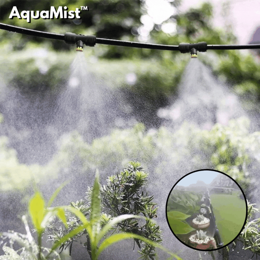 50% Rabatt | AquaMist™  Automatisches Gartenbewässerungssystem