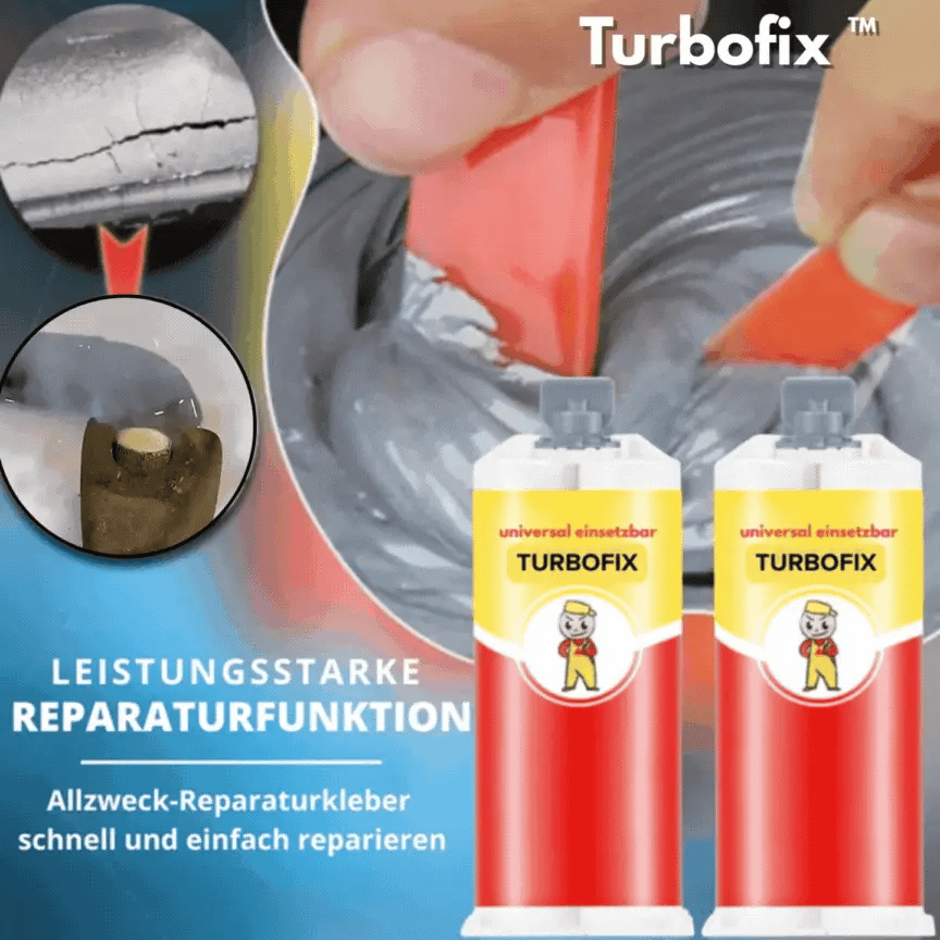 TurboFix™ – Schneller und Zuverlässiger Reparaturklebstoff | 1 + 1 Gratis