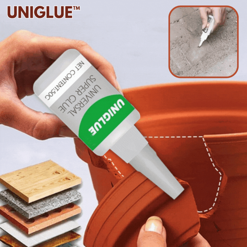 UniQlue™ Universal-Superkleber | NUR HEUTE 1 + 1 GRATIS