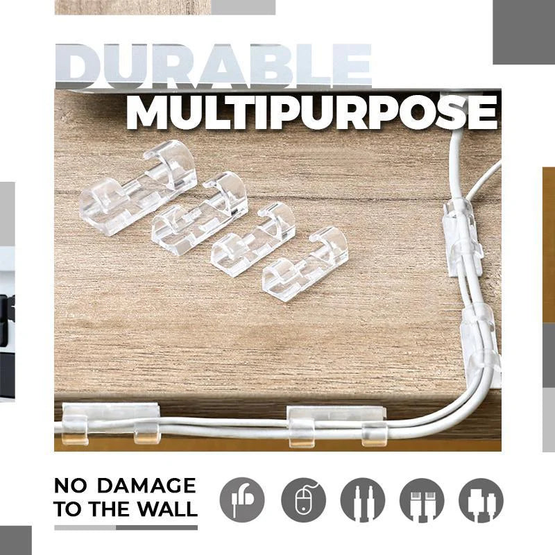 MiniClamp™ – Kabelklemme für Mühelose Kabelorganisation | 10 + 10 Gratis