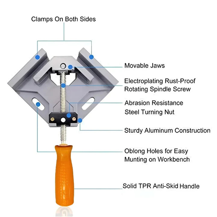 CornerClamp™ 90-Grad-Winkelklemme | 50% Rabatt