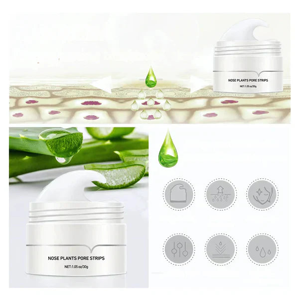 ClearSkin Porenstrips – Mitesser, Aktivkohle, Reinigung, Aloe Vera, Hautpflege, Klarer Teint
