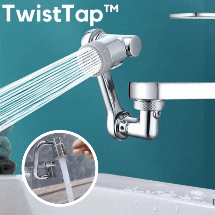 TwistTap™ 1080º Drehbare Wasserhahnverlängerung | NUR HEUTE 50% RABATT