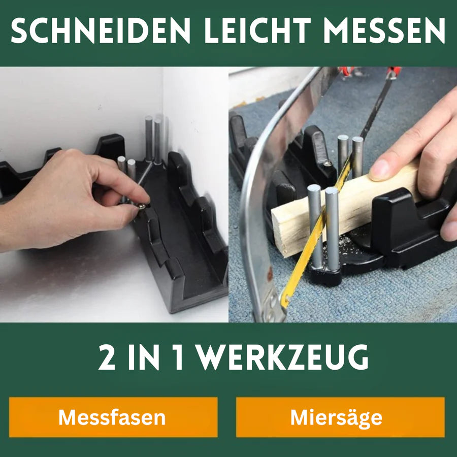 AccuCut™ 2-in-1-Gehrungslehre Schneidwerkzeug | 50% Rabatt