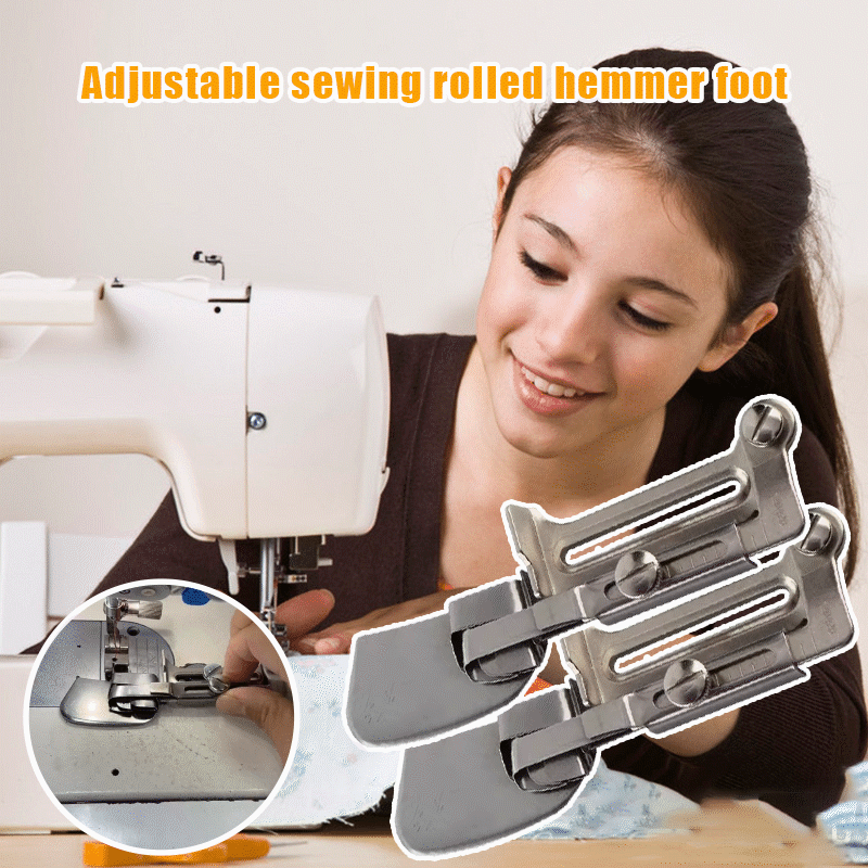 SewFoot™ – Verstellbarer Rollsaumfuß für präzise & saubere Nähabschlüsse [1 + 1 Gratis]