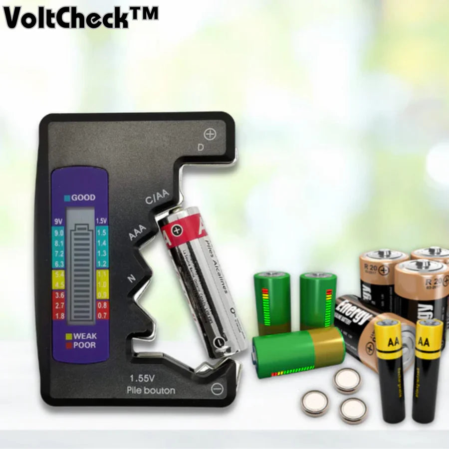 VoltCheck™ – Digitaler Batterietester Zur Überprüfung Des Batteriezustands | 50% Rabatt