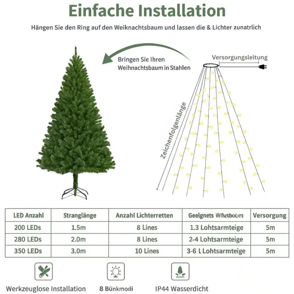 LedDeko™ – Blitzschneller Weihnachtsbaum für festliche, gemütliche Stimmung [50 % Rabatt]