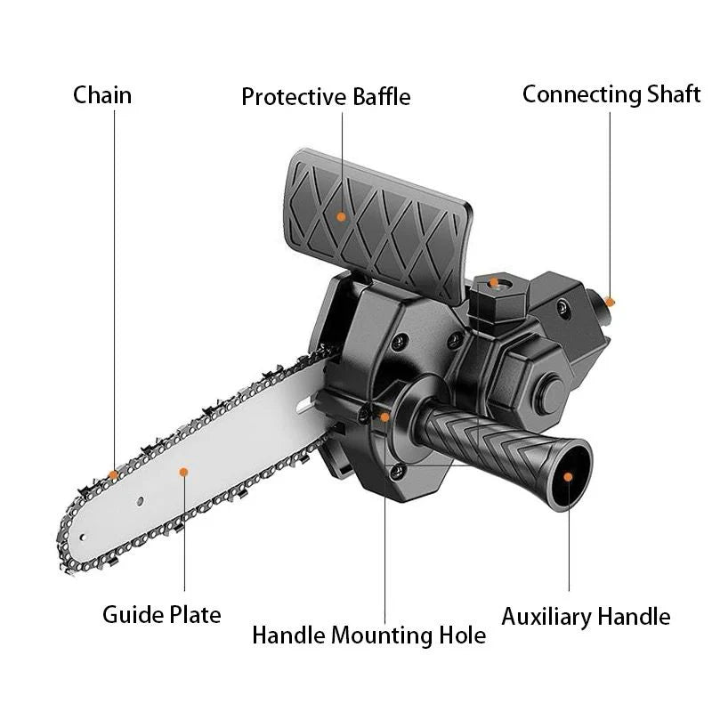 DrillSaw™ – 4/6-Zoll-Bohreradapter für Kettensäge | 50% Rabatt