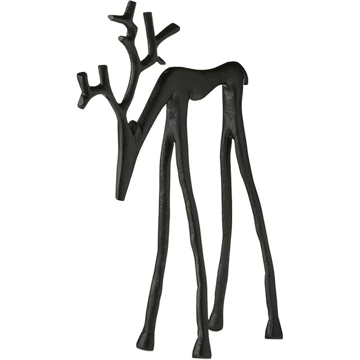 DecoSculp™ – Elegante minimalistische Hirsch-Skulptur (Satz von 2) | 50% Rabatt