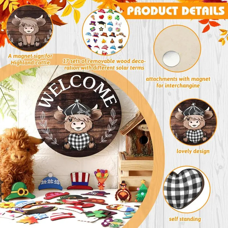 WelcomeWood™ – Natürliche Holzoptik mit individuell wechselbaren Hüten [50 % Rabatt]