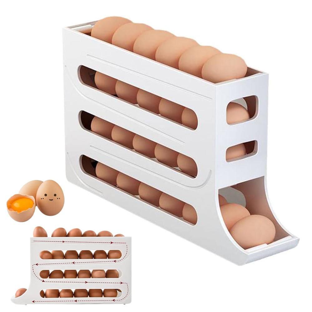 EggShelf™ - 4-stöckiger Eier-Organizer für Kühlschrank & Küche [50% Rabatt]