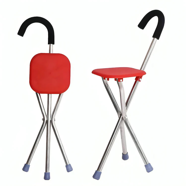 CrutchSeat™ – 2-in-1 Gehstock und faltbarer Sitz | 50% Rabatt