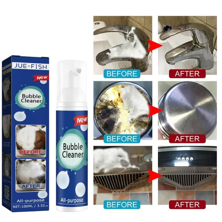 BubbleClean™ - Schaumreiniger für mühelose Fettentfernung [1+1 Gratis]