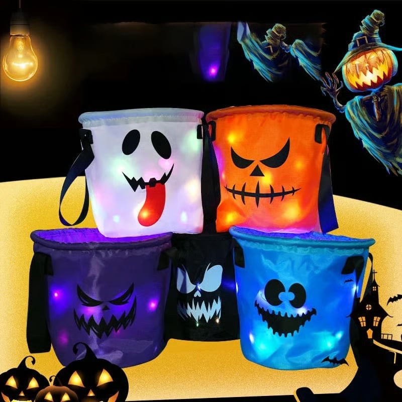 Halloween-Korb — Sicheres Leuchten für kleine Geister