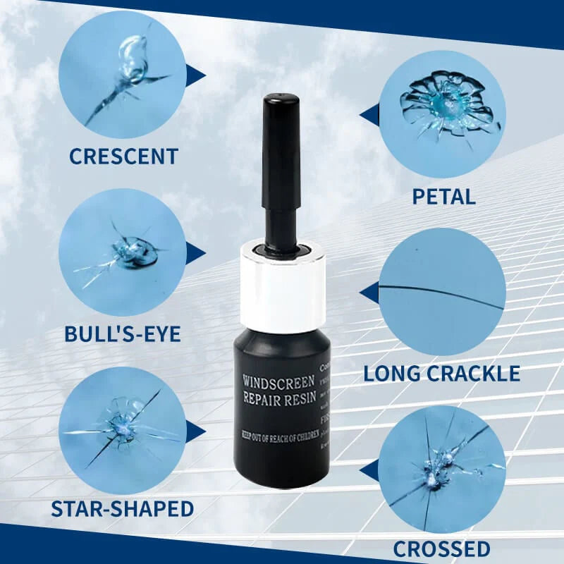 GlassFix™ – Sofortiges DIY-Glasreparaturset | 1 + 1 Gratis