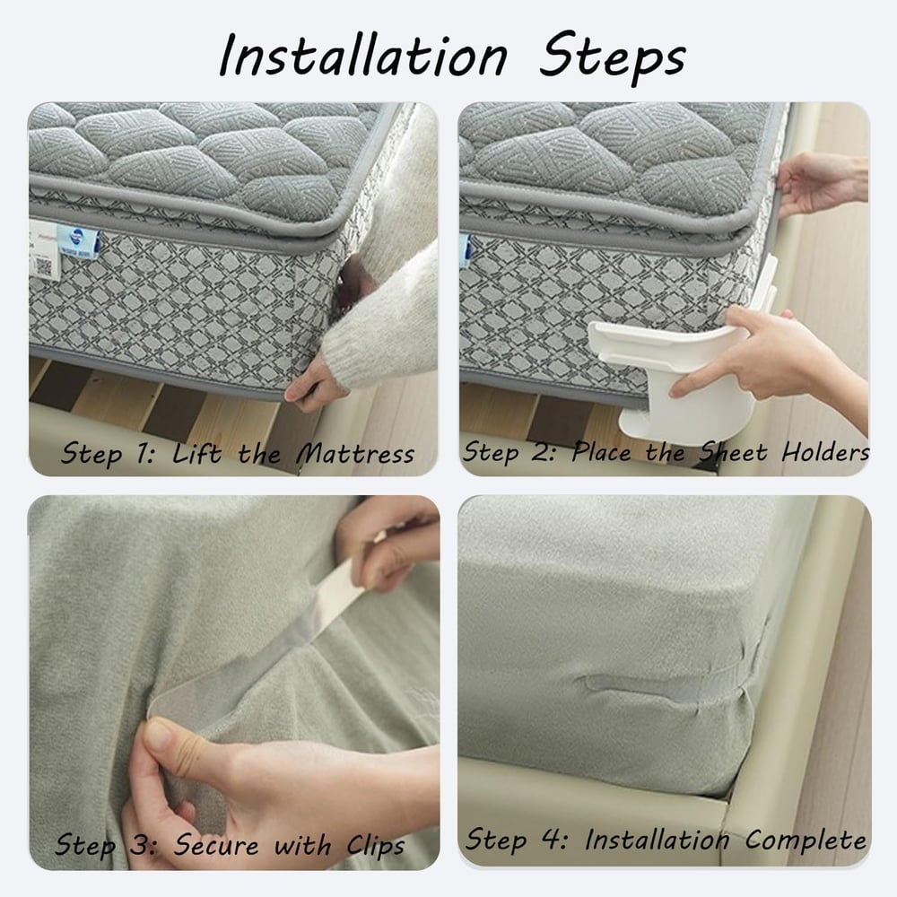 StrapFix™ – Kein Verrutschen mehr. Kein Falten. Nur Komfort. [2 + 2 Gratis]