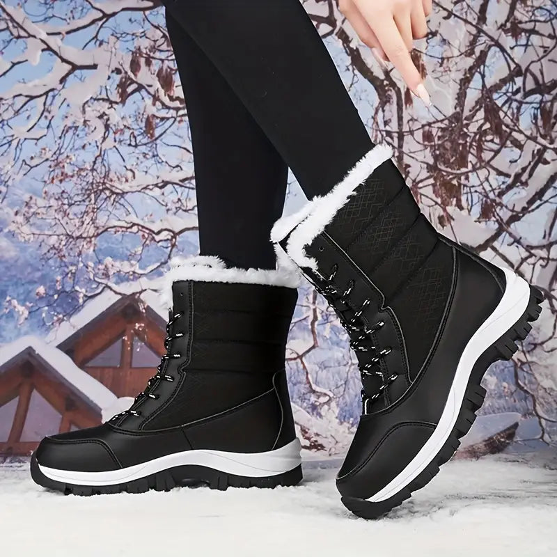 Wasserdichte Damen Snowboots – warm, rutschfest & komfortabel für den Winter
