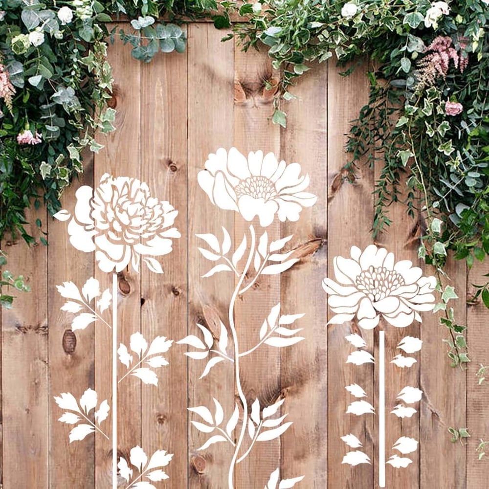 50% Rabatt | Flowera™ -  Wiederverwendbare Blumenschablone für elegante Außendekoration