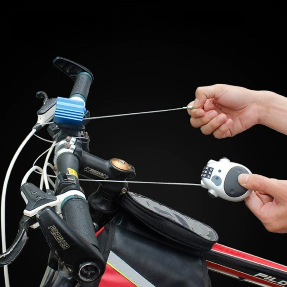 DualLock™ - Diebstahlsicheres Teleskop-Drahtschloss für Fahrrad – Schutz für Koffer,Helm & Fahrrad [50% Rabatt]
