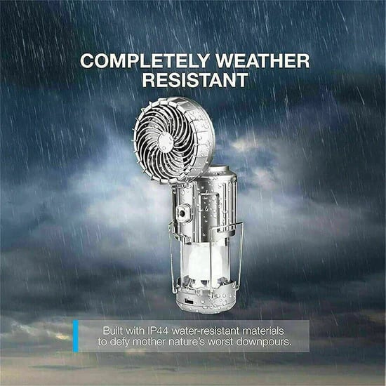 StormGlow™ – Die wetterfeste 3-in-1 Campinglampe mit Ventilator- und Powerbank-Funktion [50 % Rabatt]