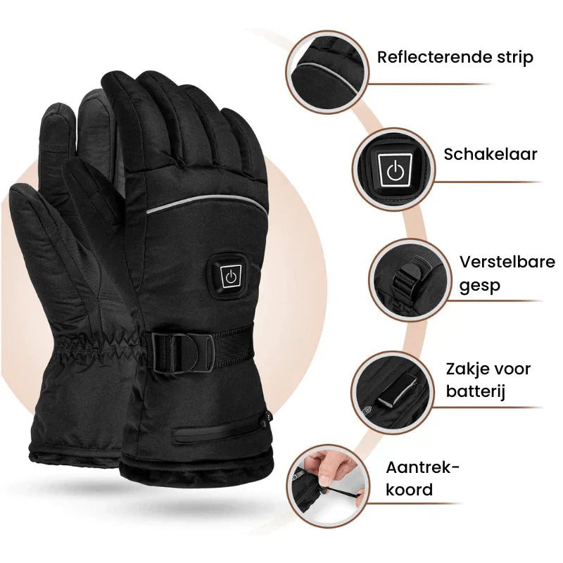 HeatFlex beheizte Outdoor-Handschuhe – wasserdicht, atmungsaktiv & touchscreenfähig