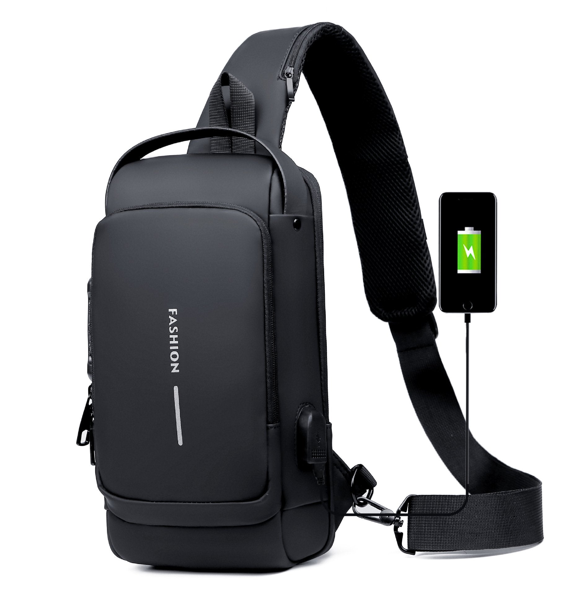 SecureBag™ – USB-Ladeanschluss, wasserfest & sicher mit Passwortschloss [50% Rabatt]