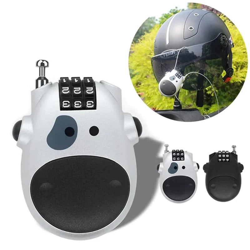 DualLock™ - Diebstahlsicheres Teleskop-Drahtschloss für Fahrrad – Schutz für Koffer,Helm & Fahrrad [50% Rabatt]