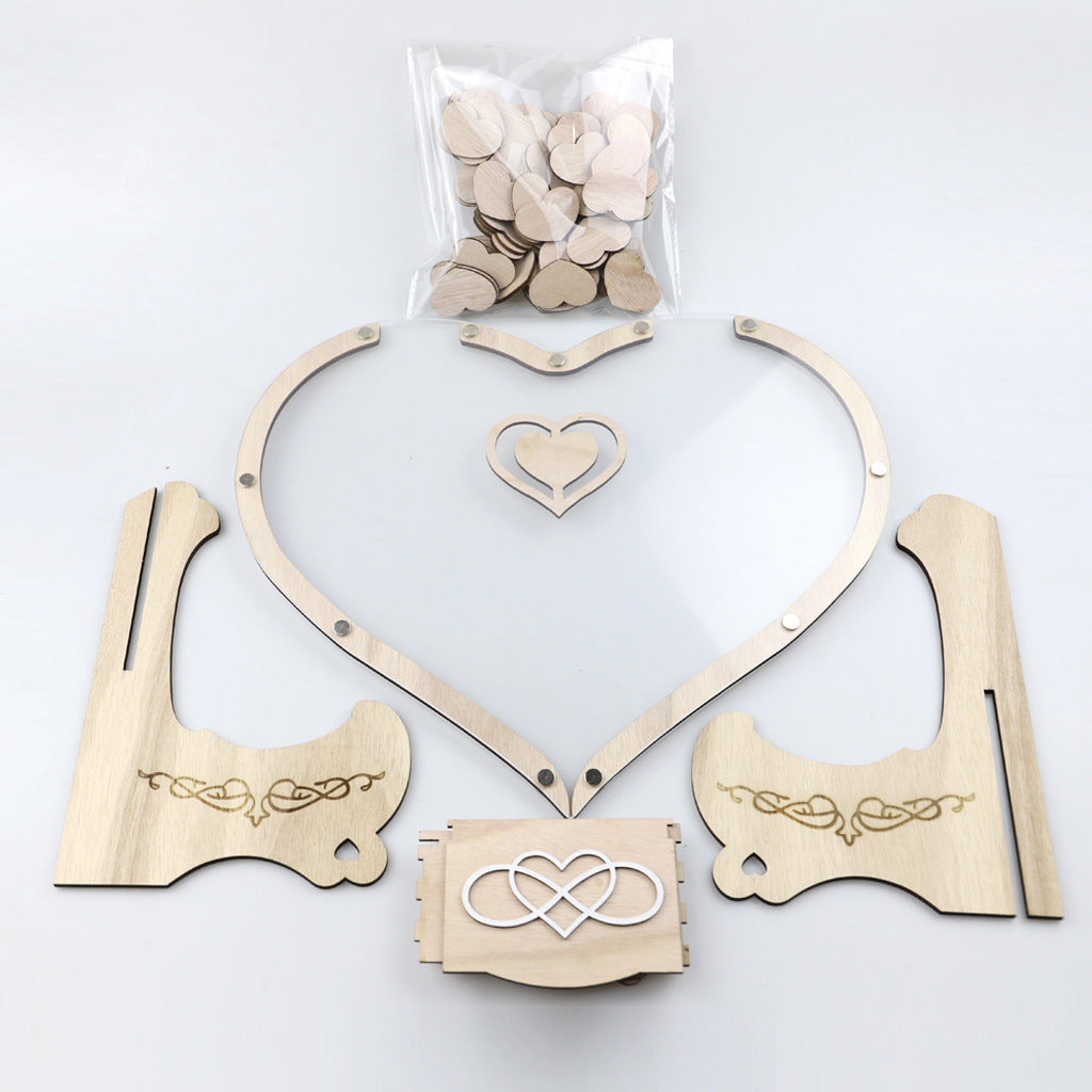 LoveScribe™ – Herz-Gästebuch für unvergessliche, liebevolle Erinnerungen [50% Rabatt]