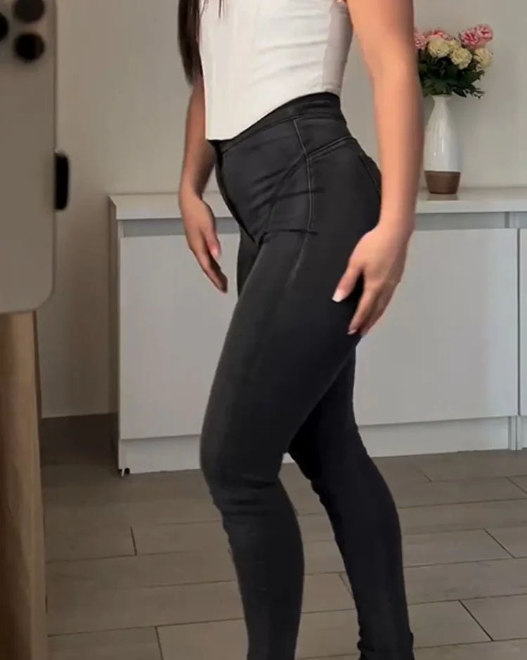 Angela™ – Hohe Taille Stretch, leicht, bequem & figurbetonte, schmeichelhafte Passform [50% Rabatt]