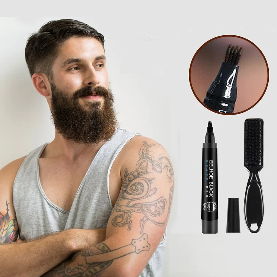 1 + 2 GRATIS | BeardSet™ Wasserdichtes Bartauffüllungsset [Letzter Tag Rabatt]