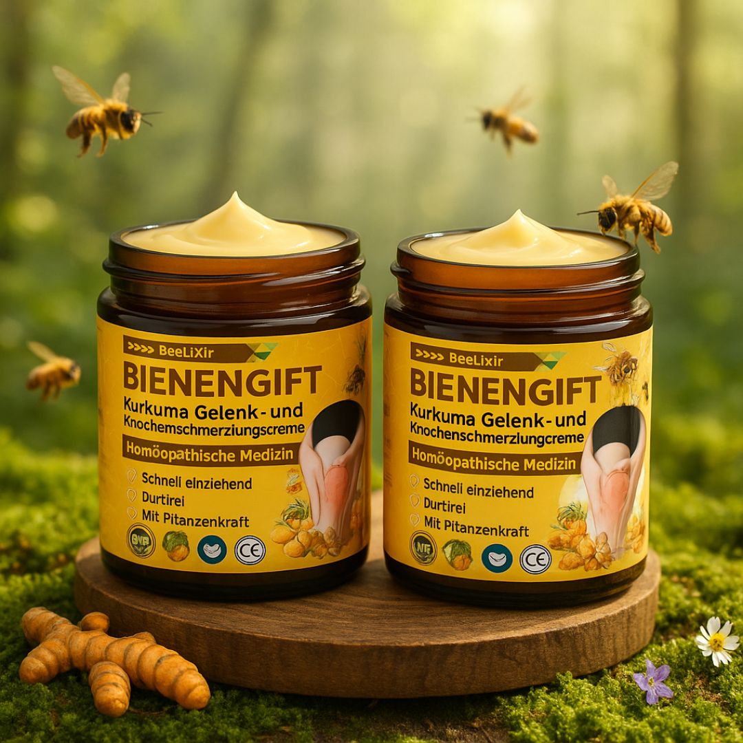 BeeLixir Feuchtigkeitscreme – Straffende, vegane Anti-Aging Pflege mit Bienengiftpeptiden, Hyaluronsäure und Kollagen für strahlende Haut