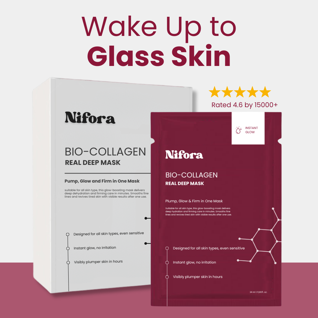 Nifora™ – Intensiv-Pflege-Maske für jugendliche, strahlende Haut [1 + 1 Gratis]
