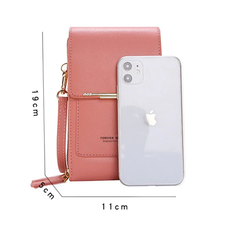 Gina™ – Damen-Umhängetasche mit Touchscreen-Fenster | 50% Rabatt