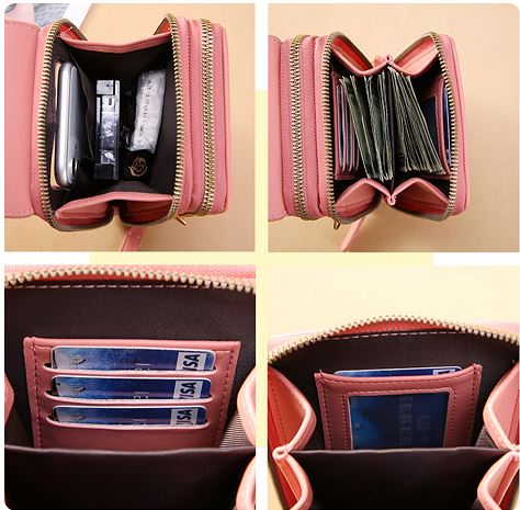Gina™ – Damen-Umhängetasche mit Touchscreen-Fenster | 50% Rabatt