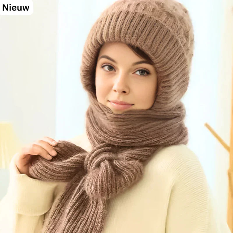 LuxeWarm Wendy Damen Wintermütze aus weicher Wolle