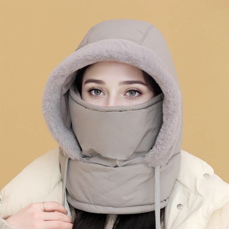 Thermo Wintermütze mit Gesichtsmaske – Winddichter Kälteschutz für Outdoor-Aktivitäten