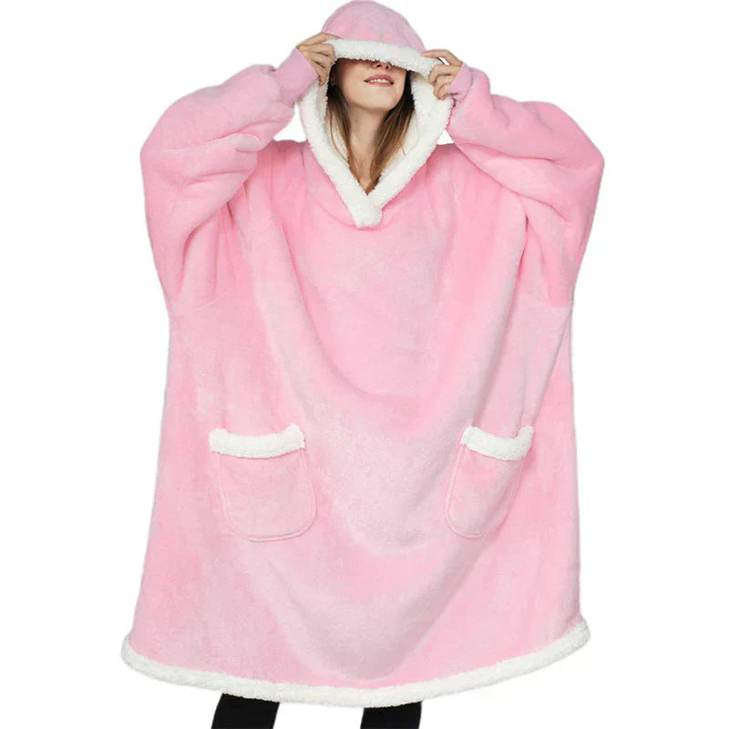 ComfyBlanket™ – Ultrawarmer Sherpa-Fleece-Hoodie für maximale Gemütlichkeit [50% Rabatt]