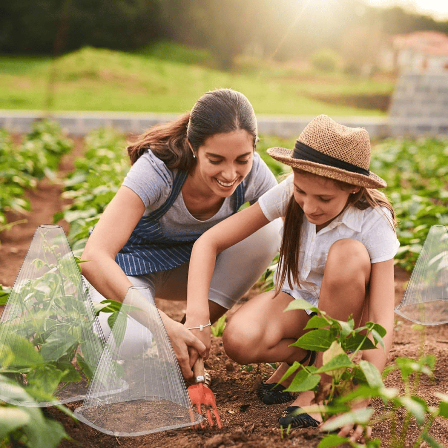 PlantSheild™ - Garten-Gewächshaus-Pflanzenabdeckungen (10 Stück/Set) [5 + 5 Gratis]