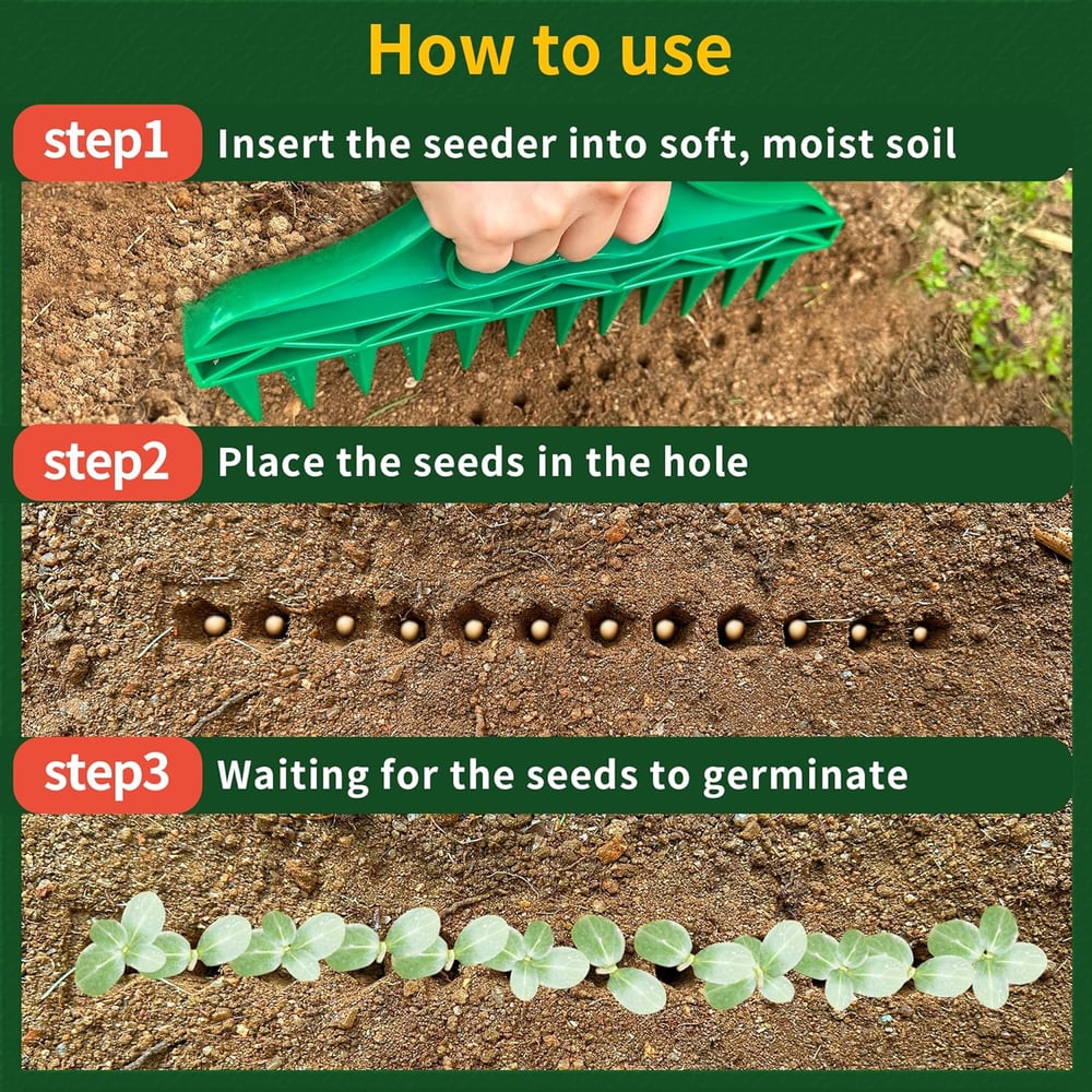 SeedAlign™ - Pflanzstecker für gleichmäßige Aussaat! [50% Rabatt]