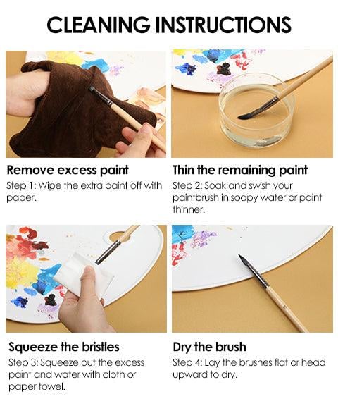 ArtistPaint™ – 24 Nylonpinsel mit 7 Formen & Palettenmesser, für Acryl, Öl & Aquarell [50% Rabatt]