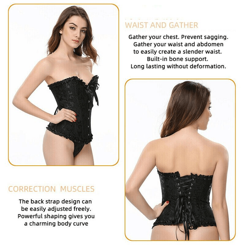 Augusta™ – Viktorianisches Push-Up Korsett für zeitlose Eleganz [50 % Rabatt]