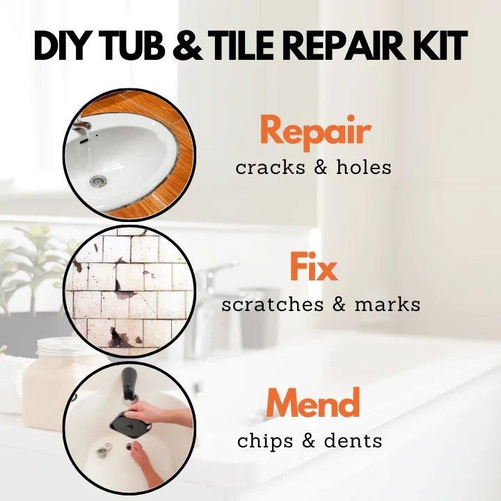 TileRefresh™ - Fliesenreparaturset Für Glatte Oberflächen [1 + 1 Gratis]