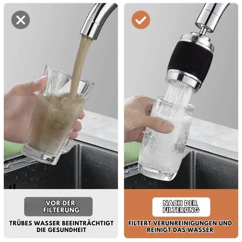 Rotate™ – 360 Grad Spritzwassergeschützter Drehbarer Wasserhahn | 50% Rabatt