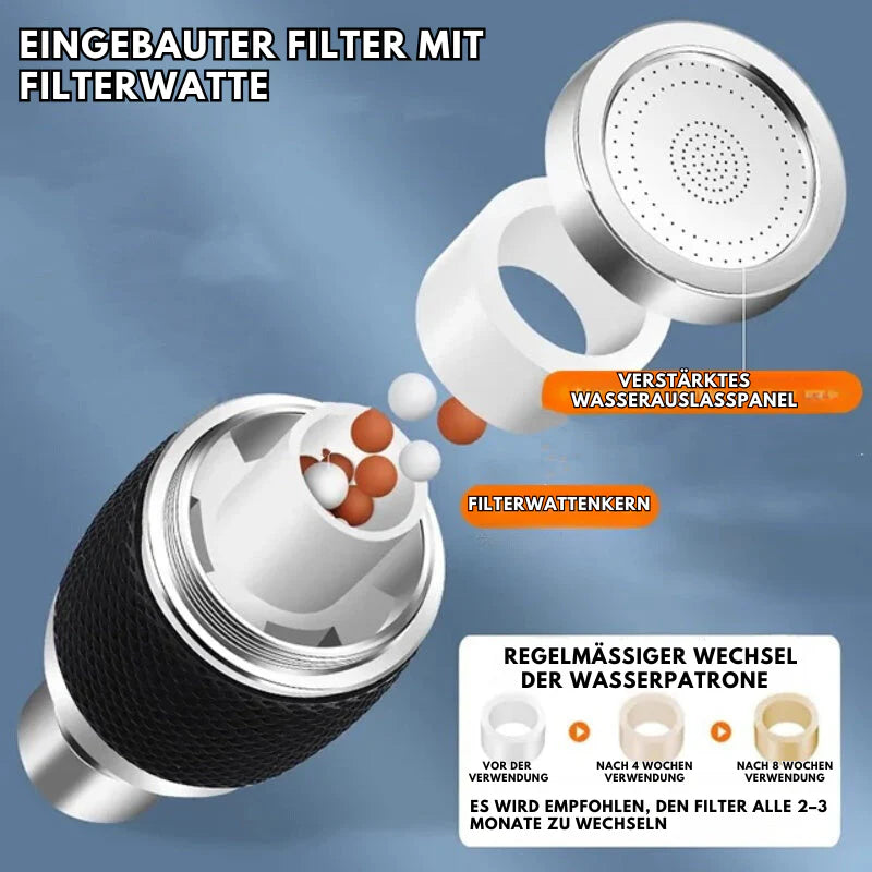 Rotate™ – 360 Grad Spritzwassergeschützter Drehbarer Wasserhahn | 50% Rabatt