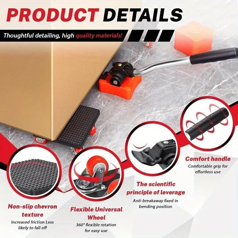 SafeLift™ – Möbel mühelos und bodenschonend bewegen für maximale Sicherheit [50 % Rabatt]
