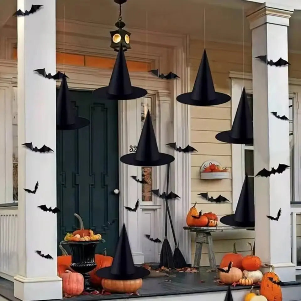 Hexenhüte™ – Unvergessliche Gruselstimmung für Halloween & Party [6 + 6 Gratis]