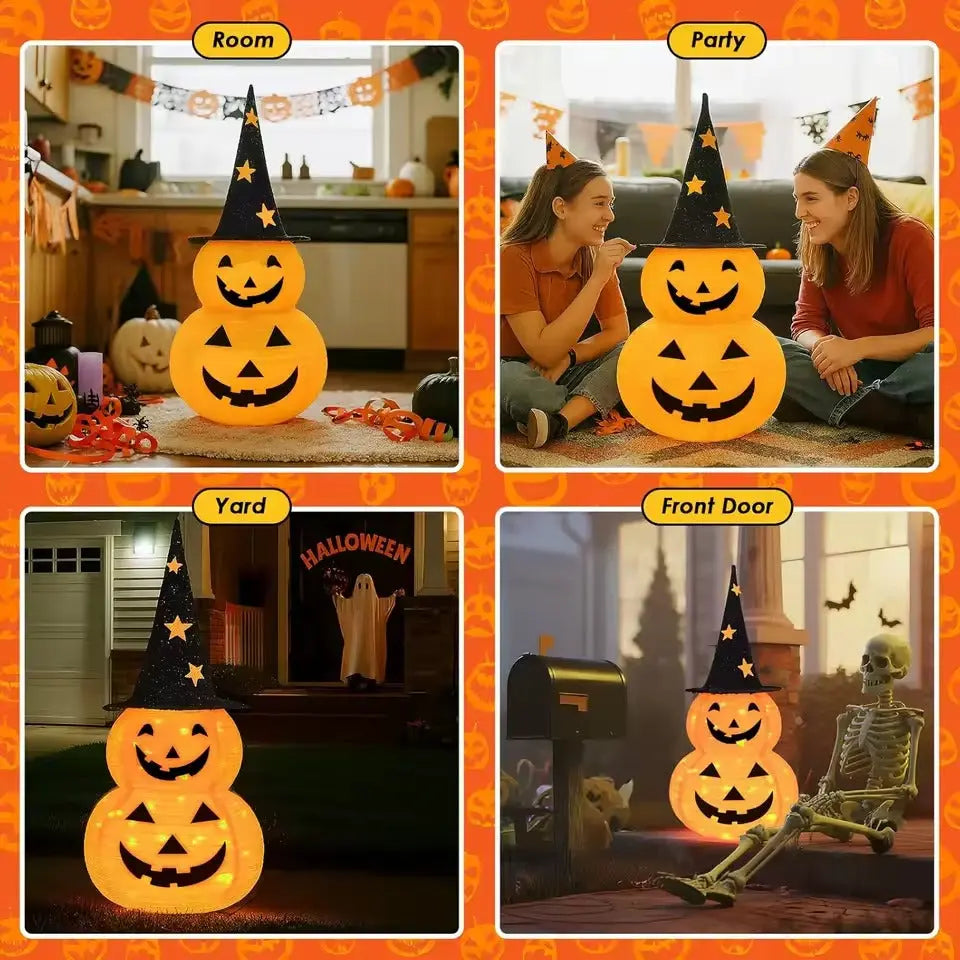 Halloween-Deko-Leuchtfigur — Magische Herbststimmung jederzeit schaffen
